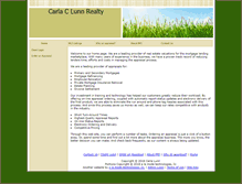 Tablet Screenshot of carlalunnrealty.net